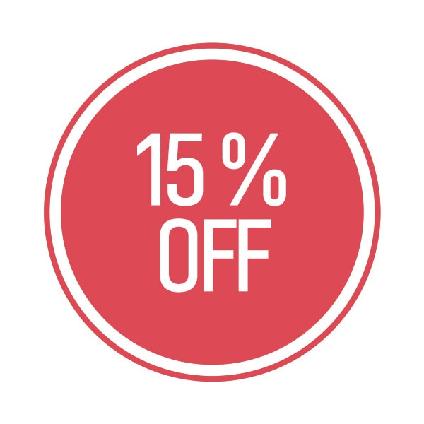 15% Off
